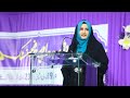 Mohtarma zahra razi sahiba  conference  aurat ka fatimi roop aur feministic behroop  23 jan 2022