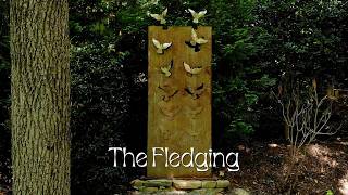 The Fledging, Sculpture, Jarod Brown, Artist, Charlotte Serenity Garden, Charlotte Garden