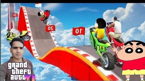 SHINCHAN AND FRANKLIN ENTERED INTO GAMING PC WORLD TO PLAY SQUID GAME CHALLENGES IN GTA 5