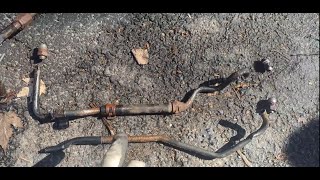 2010-2014 Subaru Outback 3.6 R Power Steering Lines replacement without removing the subframe.