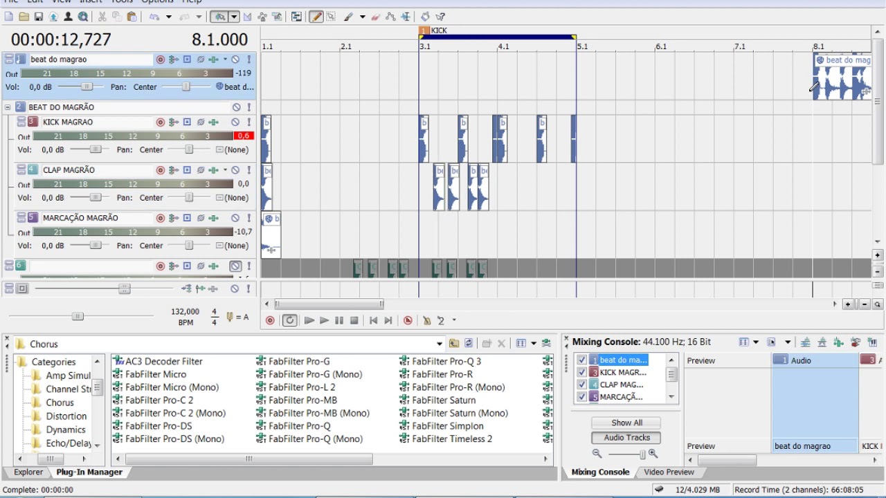 APRENDA A FAZER O BEAT DO MAGRÃO NO ACID MUSIC 10 - FAVELA BEAT