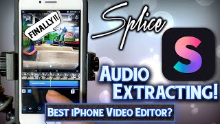 How To Separate / Extract Audio To Remove/Edit - Video Editing On iPhone - Splice App screenshot 5