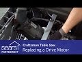 How to Replace a Craftsman Table Saw Drive Motor How to Replace a Craftsman Table Saw Drive Motor