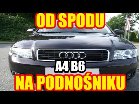 OD SPODU #14 NA PODNOŚNIKU AUDI MAŁYSZ A4 B6 2001r PODWOZIE ZAWIESZENIE CIEKAWOSTKI