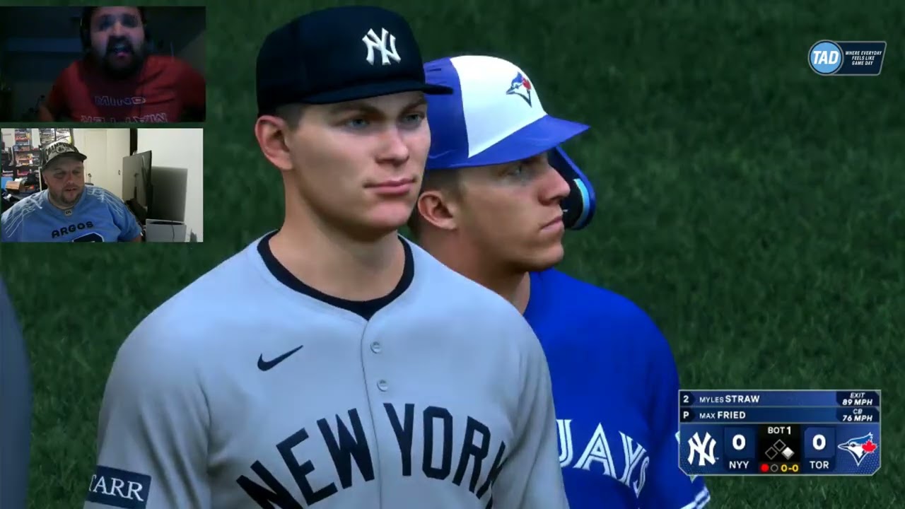 Jays vs Yankees Game 2 Playoff Simulation | The Analyst Desk Predicts Again!