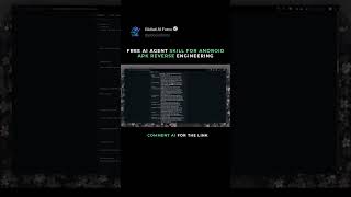 FREE AI AGENT SKILL FOR ANDROID APK REVERSE ENGINEERING