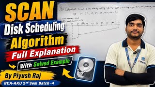 SCAN Disk Scheduling Algorithm By Piyush