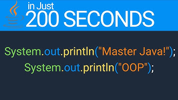 Master Java OOP in 200 Seconds | Java Object Oriented Programming Tutorial for Beginners