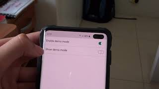 Samsung Galaxy S10 / S10+: How to Enable / Disable Demo mode screenshot 5