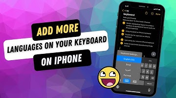 How To Add Language On iPhone Keyboard