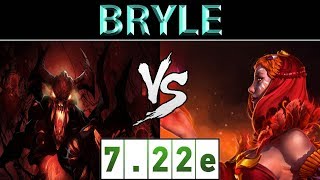 Bryle [Shadow Fiend] vs [Lina] ► EU Ranked ► Dota 2 7.22e