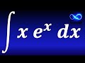119. Integración por partes, x por exponencial (Algebraica por exponencial) (Ejemplo resuelto)