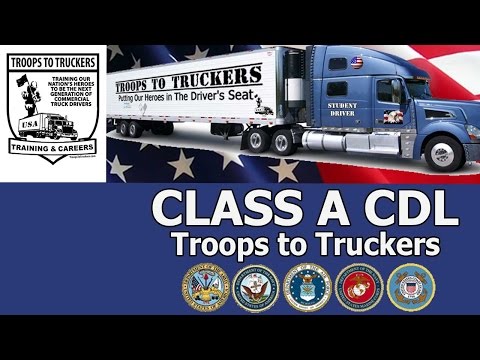 Truck Driving School - Norfolk VA - US Navy - Troops to Truckers - Text "trucker" to 41411