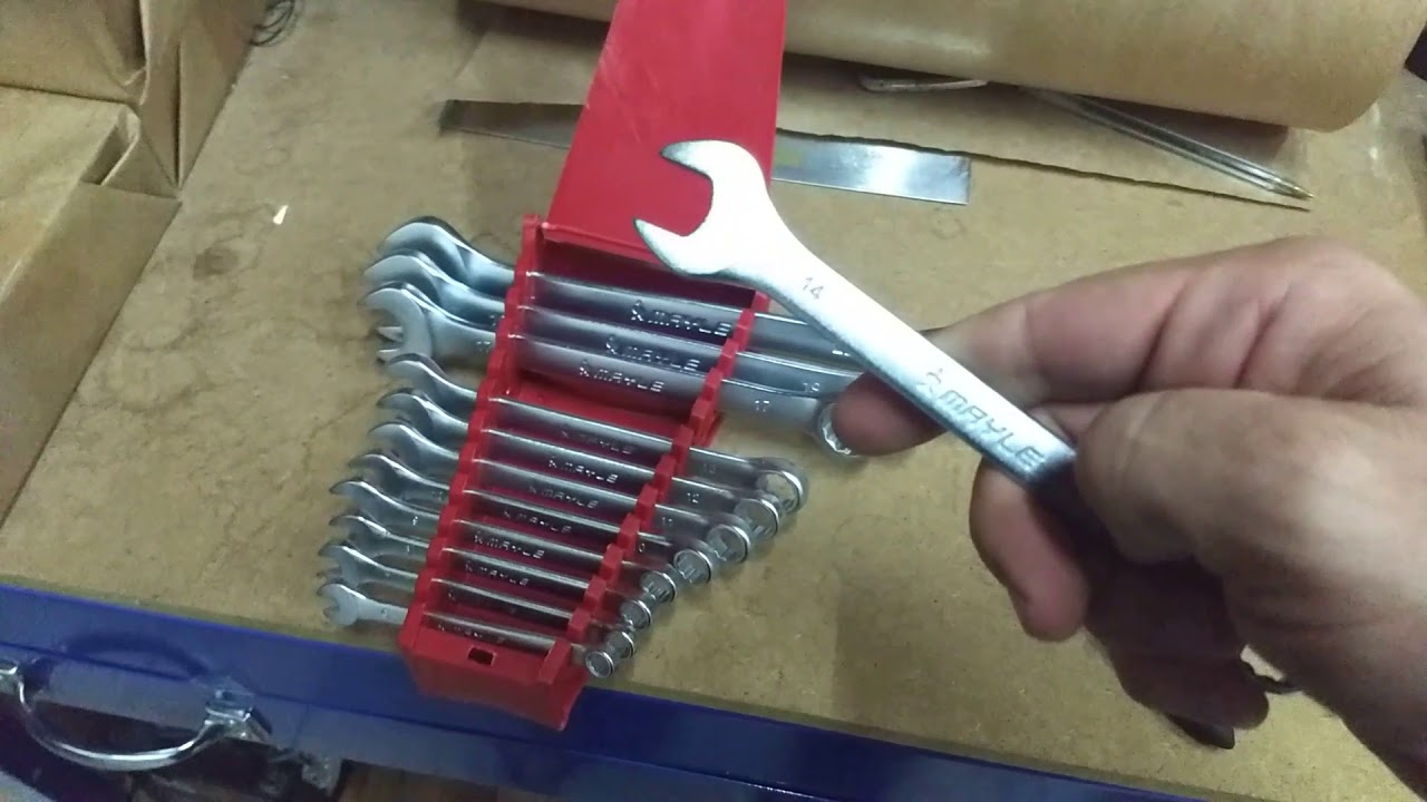 Jogo de chaves combinadas Mayle unboxing é bom? Gedore Sata Worker Irwin Vonder mountain bike caloi moab