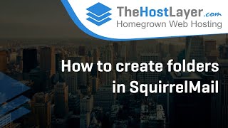 How to create folders in SquirrelMail