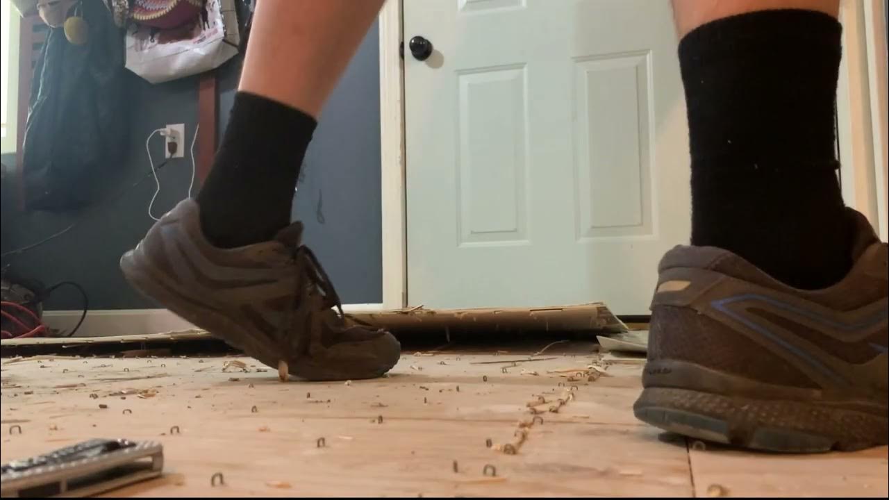 Removing Plywood Underlayment Staples with Normal Tools YouTube