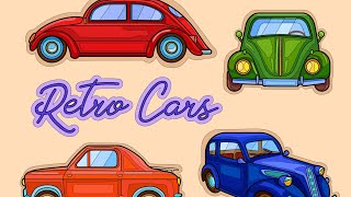 Details Retro Cars Collection #heycolor #paintbynumbers #colorwithme #relaxing #coloring #video Update