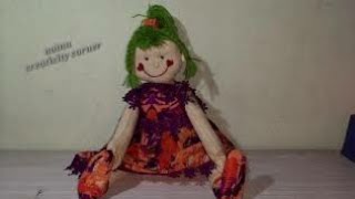 कपड़े से बनाए प्यारी सी गुड़िया.doll meking with cloth. Kapde ki gudiya banane ka tarika.cloth craft