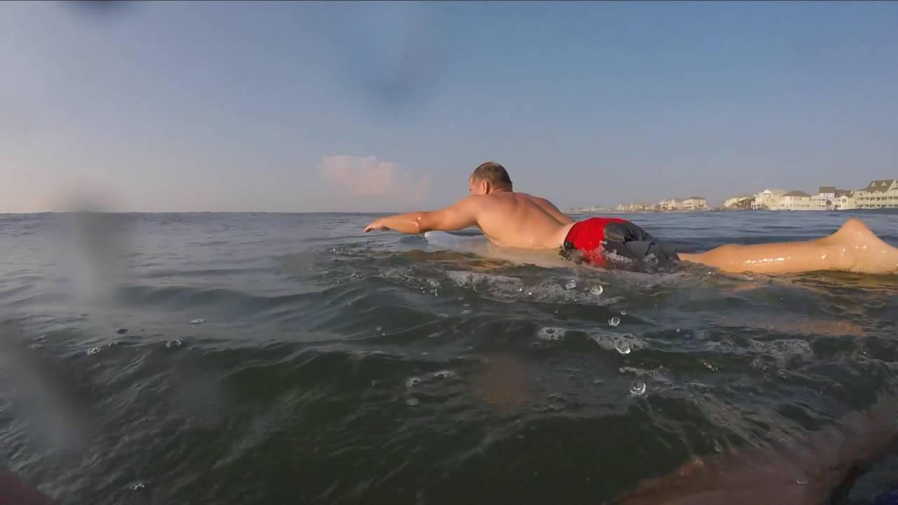 Wilmington North Carolina HD GoPro POV Surfing HS Hypto Krypto (July