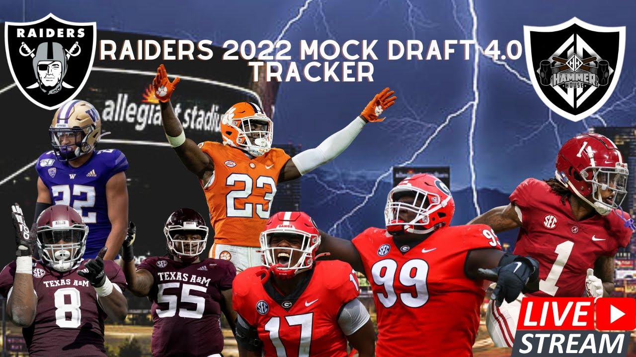 Raiders 2022 Mock Draft Tracker 4.0 Josh McDaniels Press Conference NFL Combine NFL Draft