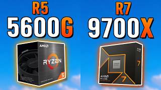 R5 5600G Vs R7 9700X - Triple The Fps?