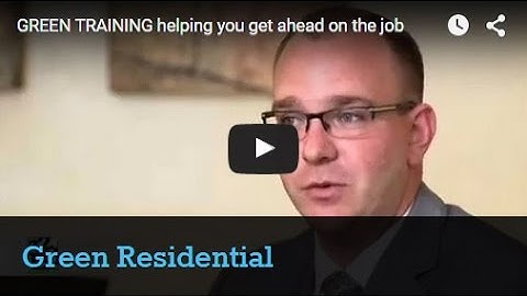 GREEN TRAINING helping you get ahead on the job