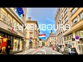 Luxembourg travel 2023  4k walk highlights of luxembourg country  