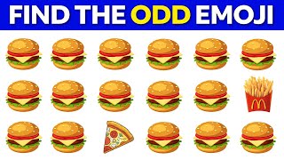 HOW GOOD ARE YOUR EYES l Find The Odd Emoji Out l Emoji Puzzle Quiz |