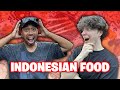 Trying indonesian food for the first time