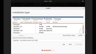 ETC5 Win Dual Boot Partitioning