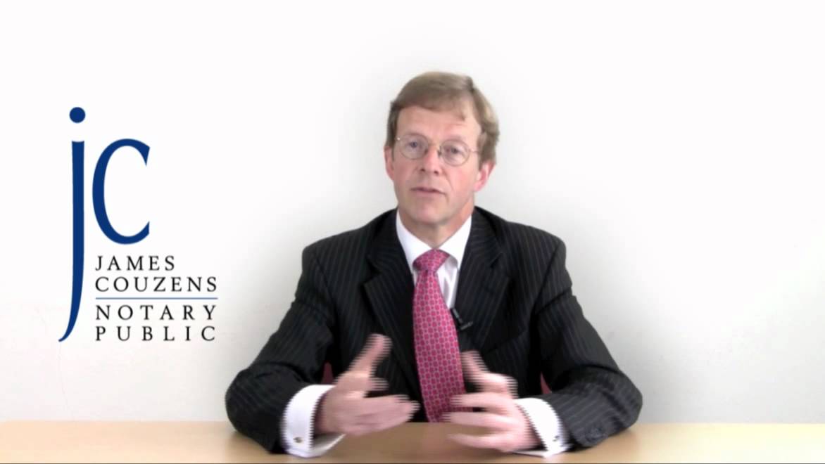 What is an Apostille or Legalised Document - Notary Public James Couzens gives advice