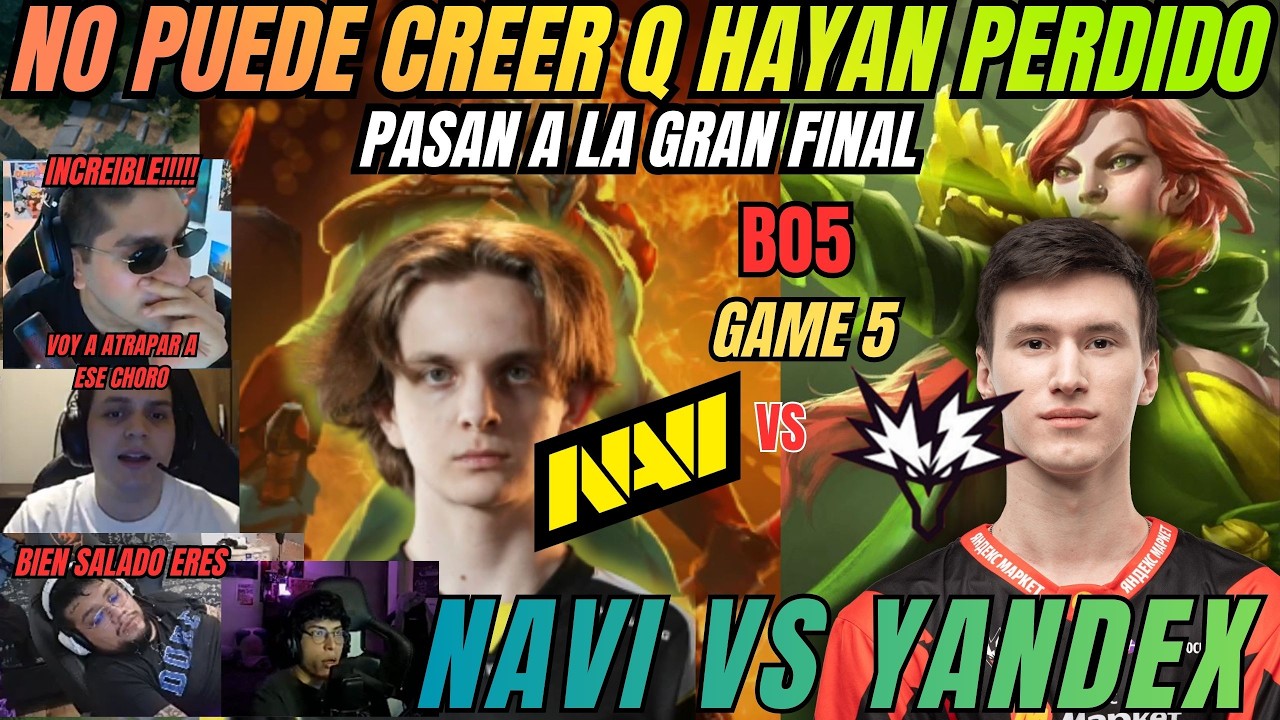 SE SORPRENDE QUE HAYAN PERDIDO 😱😱 - NAVI VS YANDEX - BLAST SLAM VI - DOTA 2