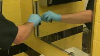 Cleaning a Restroom Sink With a Kaivac No-Touch Cleaning System
