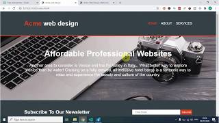 Build An HTML5 & CSS3 Website ... Acme Web Design part 2