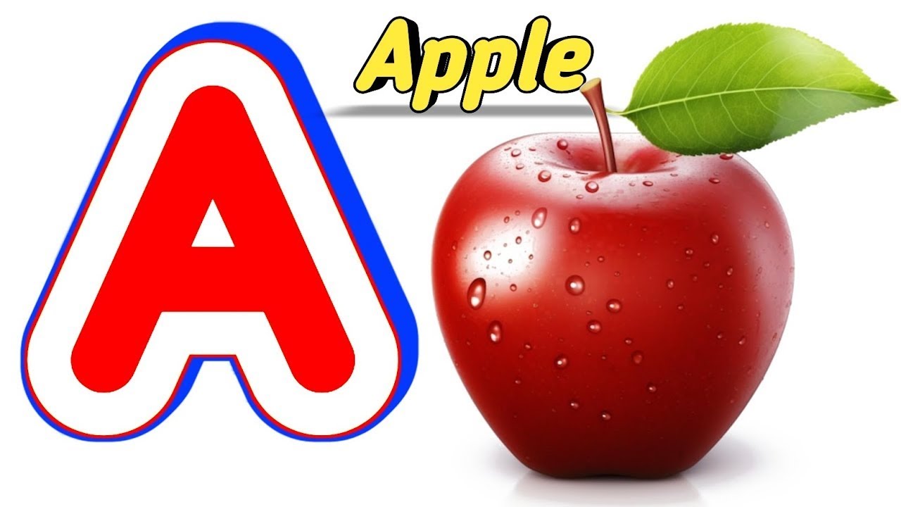 Preschool ABC Learning Video, ABCD A for Apple, Alphabet Kindergarten, ABC Songs