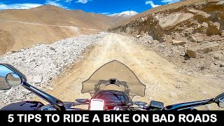 5 Tips For Beginners Riders To Ride A Bike in Bad Roads
