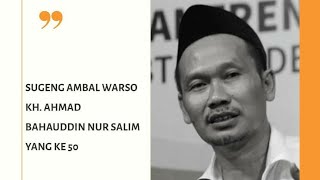 SELAMAT ULANG TAHUN YANG KE 50 GUS BAHA - doa terbaik untukmu