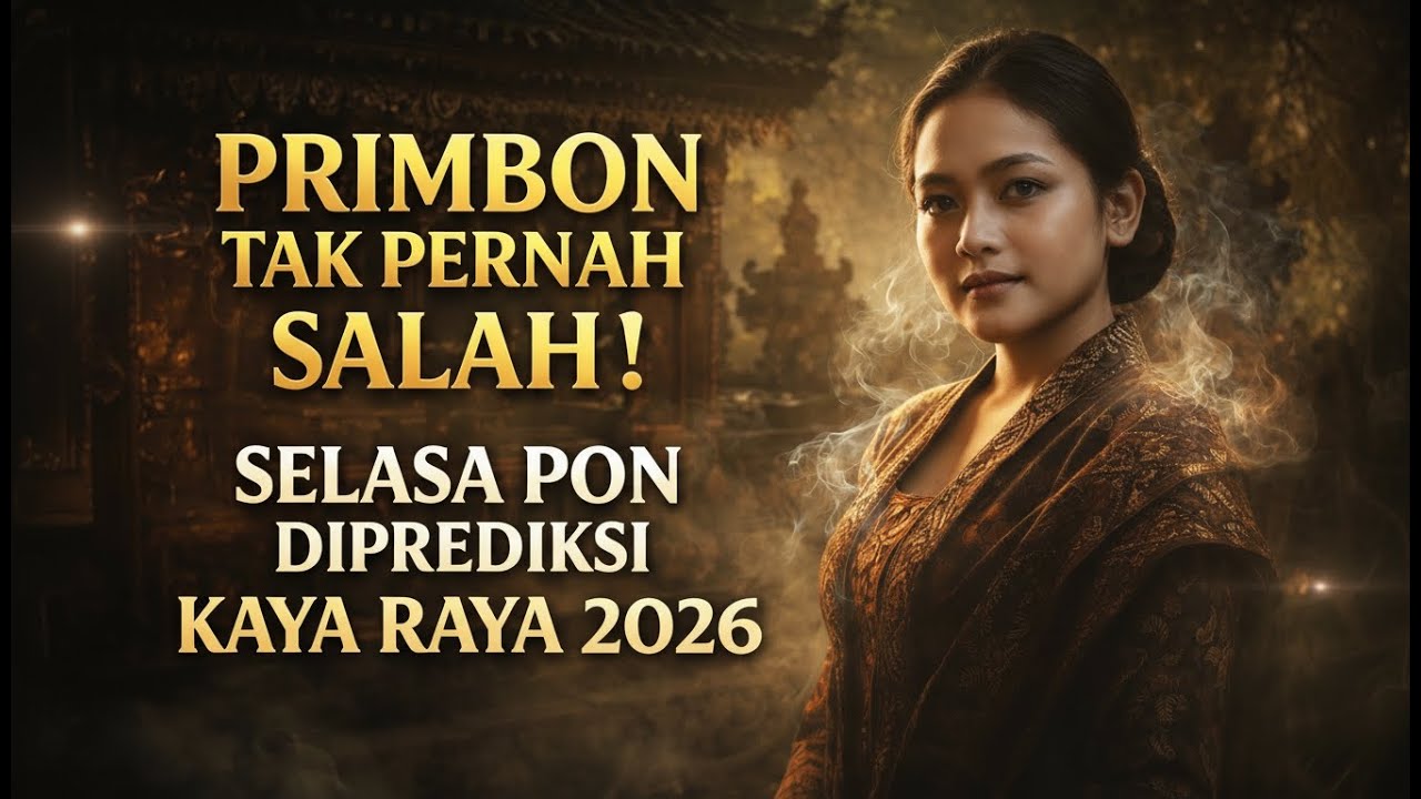 PRIMBON TAK PERNAH SALAH ! SELASA PON DIPREDIKSI KAYA RAYA 2026