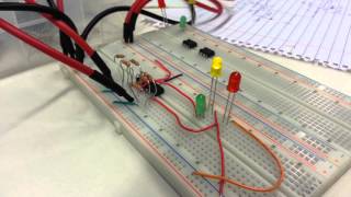 Temperature Indicator Circuit Using Comparators