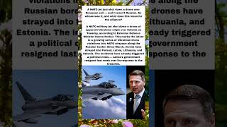 NATO Shoots Down Ukrainian Drone Over Europe — Is Alliance Security at Risk?