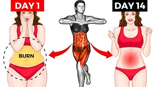 How to Lose Belly Fat In 14 Days | 10 Min Standing Workout to Lose Weight