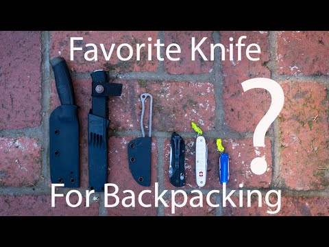 What's my favorite knife for backpacking?
