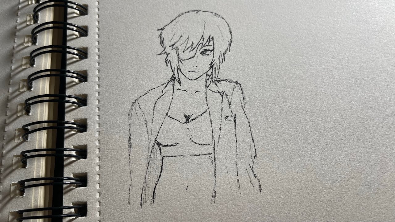 How to draw Himeno in 5 minutes - Chainsaw Man (step by step) | Drawing Himeno ~ Anime drawing