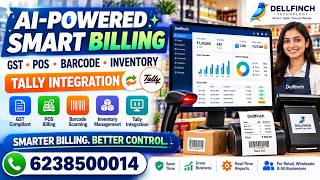 AI-Powered Smart Billing Software | GST Billing, Inventory, Barcode & Tally Integration | Dellfinch