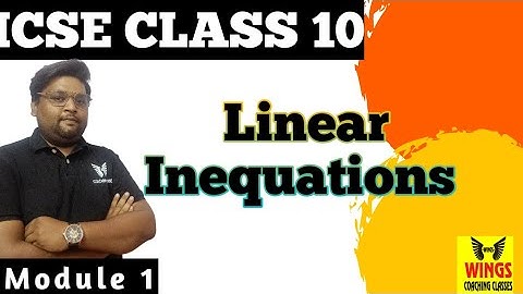 ICSE class 10th Selina solution |Chapter 4: Linear Inequations| by Sourav sir