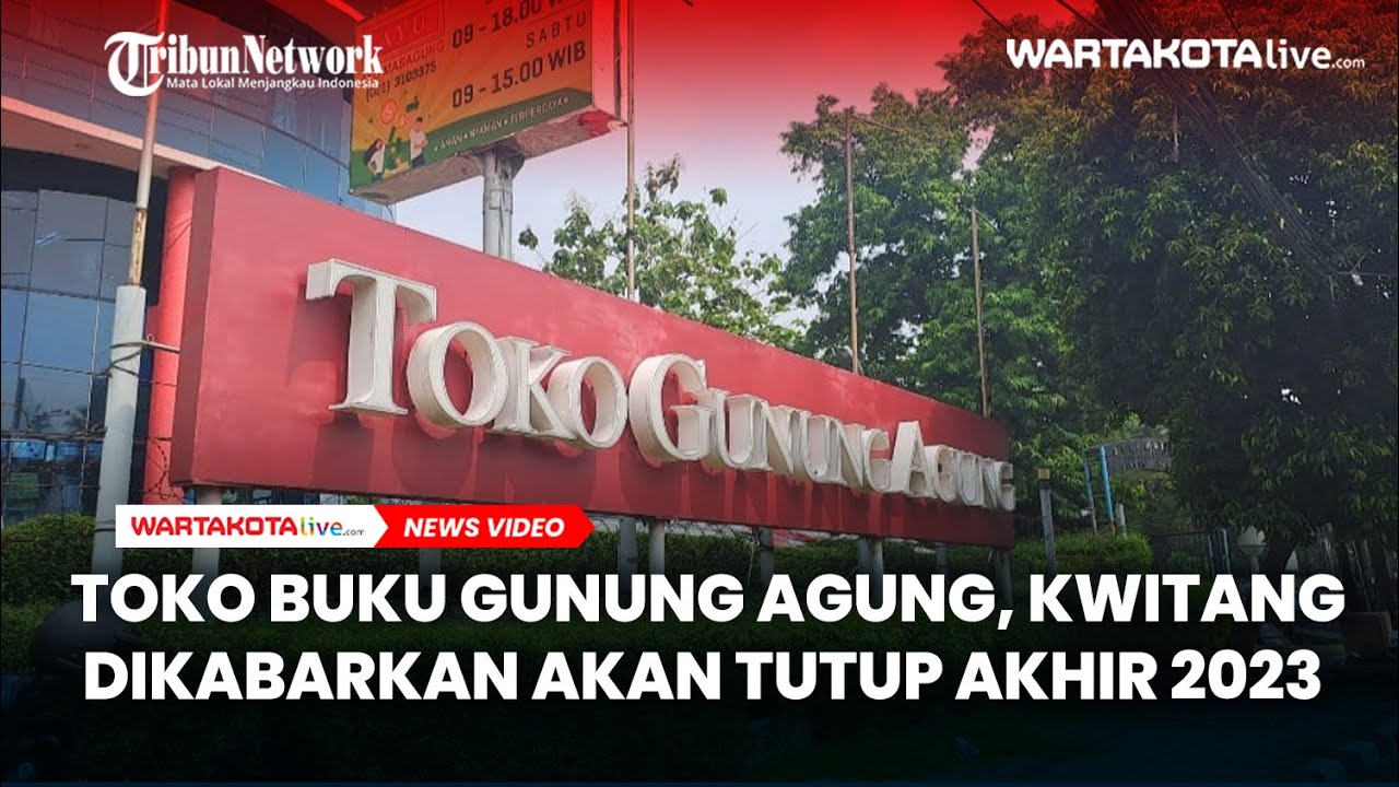 Toko Buku Gunung Agung Kwitang Dikabarkan Tutup Akhir 2023, Ini Potret