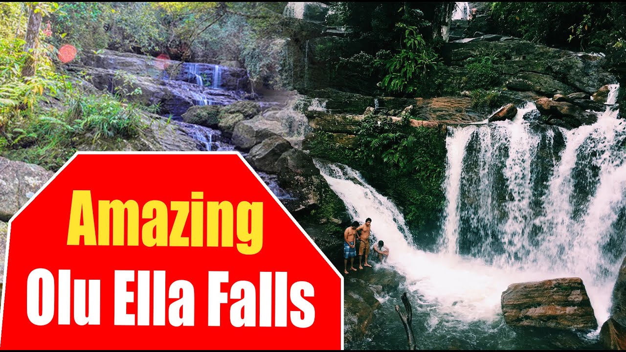 olu ella falls - amazing water falls