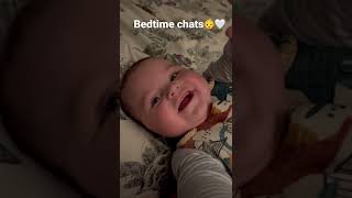 Bedtime chats 👶🤍 #shorts