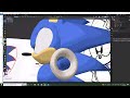 Haciendo Sonic desde 0 Blender Speed Modelling