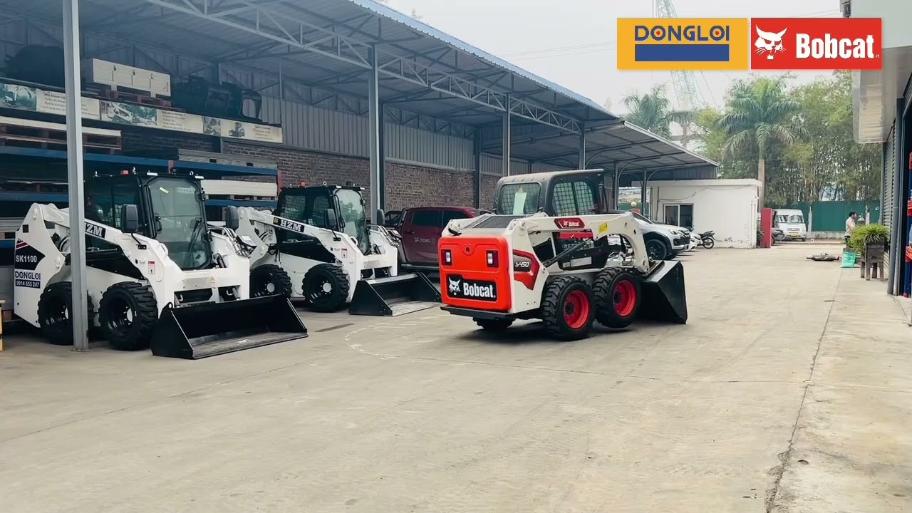 Máy xúc lật Bobcat S450 mới 100% hàng 2025 có sẵn tại kho HN
